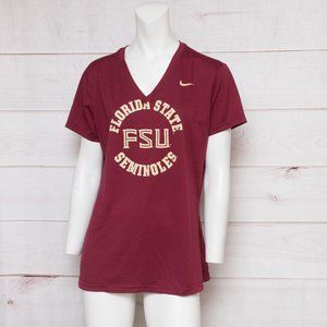 Nike Women's Florida State Seminoles Red Tee LARGE